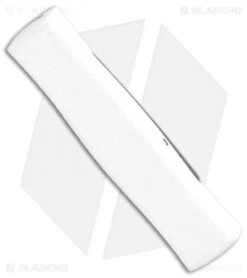 AKC Minion Concord Spear Point OTF Automatic Knife White/Black (2.4" Satin) -Gerbere Store AKC 007 Mini Concord OTF Auto White Black Satin BHQ 135712 jr side