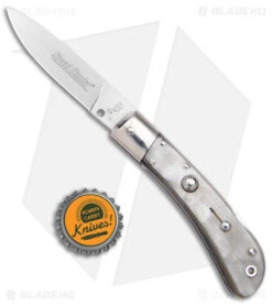 AKC Speed Hunter Automatic Italian Knife Dark/Light Horn (3" Polish) -Gerbere Store AKC Speed Hunter Auto Italian Knife Dark Horn Polish BHQ 50883 jr bottlecap