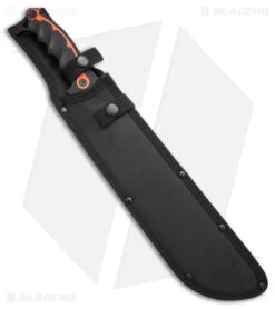 Boker Magnum Chainsaw Backup Straight Machete (11.5" Black) 02RY691 -Gerbere Store Boker Magnum Chainsaw Backup Straight Machete 11in Black BHQ 140188 td sheath