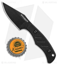 Boker Magnum Nano Neck Bowie Knife (2.25" Black) 02MB202 -Gerbere Store Boker Magnum Nano Neck Bowie Black 02MB202 BHQ 101885 jr bottlecap
