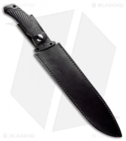 Boker Magnum Trojan Fixed Blade Knife Black (10.13" Black) -Gerbere Store Boker Magnum Trojan Fixed Blade Knife Black G 10 02RY171 BHQ 94430 ns sheath