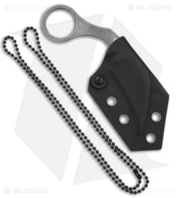 Boker Plus Bad Moon Karambit Fixed Blade Knife (2.4" Gray Stonewash) 02BO078 -Gerbere Store Boker Plus Bad Moon Karambit FBK 2in Gray SW BHQ 146736 td sheath