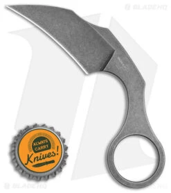 Boker Plus Bad Moon Karambit Fixed Blade Knife (2.4" Gray Stonewash) 02BO078 -Gerbere Store Boker Plus Bad Moon Karambit FBK 2in Gray SW BHQ 146736 td size