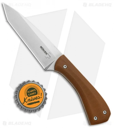 Boker Plus GoBag Fixed Blade Knife Brown G-10 (3.6" Satin) 02BO009 4 Boker Plus GoBag Fixed Blade Knife Brown G-10 (3.6" Satin) 02BO009 - Image 4