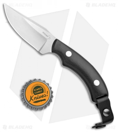 Boker Plus J-Bite Knife Fixed Blade Black G-10 (3.375" Satin) 02BO046 4 Boker Plus J-Bite Knife Fixed Blade Black G-10 (3.375" Satin) 02BO046 - Image 4