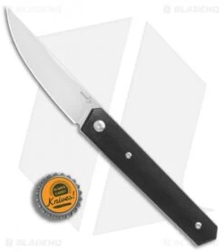 Boker Plus Kwaiken Fixed Blade Knife Black G-10 (3.6" Satin) 02BO800 -Gerbere Store Boker Plus Kwaiken black G10 satin BHQ 67853 jr bottlecap