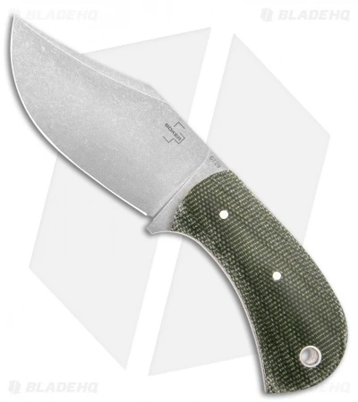 Boker Plus Mad Man Fixed Blade Green Micarta (3.31" D2 Stonewashed) 1 Boker Plus Mad Man Fixed Blade Green Micarta (3.31" D2 Stonewashed)