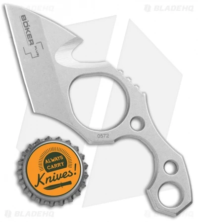 Boker Plus Rescue Kiridashi Fixed Blade Knife (2" Stonewash) 02BO044 4 Boker Plus Rescue Kiridashi Fixed Blade Knife (2" Stonewash) 02BO044 - Image 4