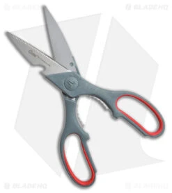 Clauss True Prof 8.25in Shears Gray/Red CL18052 Utility Scissors 6 Clauss True Prof 8.25in Shears Gray/Red CL18052 Utility Scissors -Gerbere Store Clauss 8 in True Prof BHQ 134600 td open