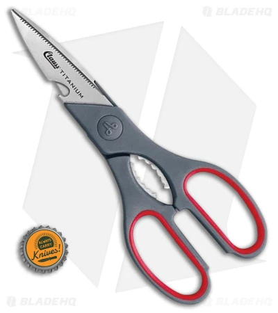 Clauss True Prof 8.25in Shears Gray/Red CL18052 Utility Scissors 4 Clauss True Prof 8.25in Shears Gray/Red CL18052 Utility Scissors - Image 4
