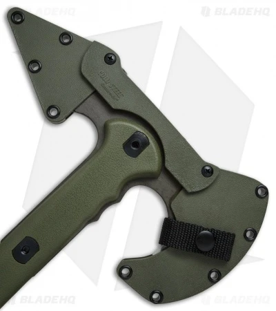 Cold Steel Trench Hawk Drop Forged Axe OD Green - 90PTHG 2 Cold Steel Trench Hawk Drop Forged Axe OD Green - 90PTHG - Image 2