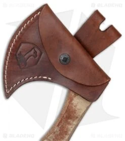 Condor Mountain Pass Axe Micarta W/ Leather Sheath -Gerbere Store Condor Mountain Pass Axe Micarta Leather Sheath BHQ 121505 jr sheath