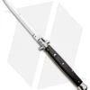 Frank B. 13" Italian Stiletto Bayonet Automatic Knife Black (6" Satin)