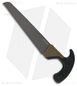 Gerber Black/Brown Myth Fixed Blade Saw W/ Sheath (6.65"Gray Serr)