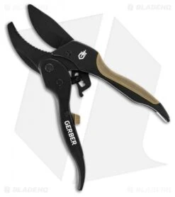 Gerber Myth Ratcheting Pruner Heavy Duty Shears Black/Brown (8" Black) 31-002749