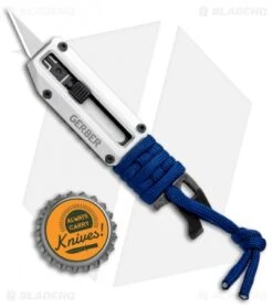 Gerber Prybrid-X Razor Blade Utility Knife Gray/Blue 31-003741 -Gerbere Store Gerber Prybrid X Utility Gray Blue 31 003741 BHQ 105495 jr bottlecap