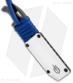 Gerber Prybrid-X Razor Blade Utility Knife Gray/Blue 31-003741 -Gerbere Store Gerber Prybrid X Utility Gray Blue 31 003741 BHQ 105495 jr side