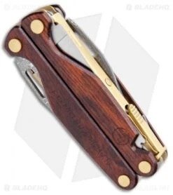 Leatherman Charge Plus Damascus/Wood Multi Tool W/ Nylon Sheath (18-in-1) 832785 -Gerbere Store Leatherman Charge Plus Wood Damascus CF 832825 BHQ 105665 jr side