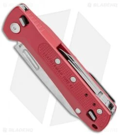 Leatherman Free K2 Multi-Purpose 7-in-1 Folding Knife Crimson (3.3" Satin) -Gerbere Store Leatherman Free K2 Multi Purpose 7 in 1 Crimson Satin 832889 BHQ 112283 jr spine