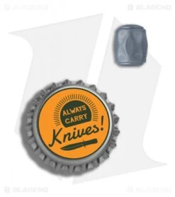 LionSteel TiP Blue Titanium Bead 9 LionSteel TiP Blue Titanium Bead -Gerbere Store LionSteel TiP Blue Ti Bead BHQ 85210 er bottlecap