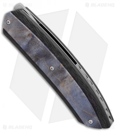 Maserin AM5 Sport Knife Blue Maple Carbon Fiber (3.25 Satin) 375RB 2 Maserin AM5 Sport Knife Blue Maple Carbon Fiber (3.25 Satin) 375RB - Image 2