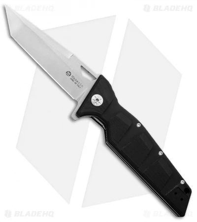 Maserin Artiglio Tanto Knife Steel/Black G10 (3.75" Stonewash) 420G10N 1 Maserin Artiglio Tanto Knife Steel/Black G10 (3.75" Stonewash) 420G10N