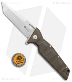 Maserin Artiglio Tanto Knife Steel/Green G10 (3.75" Stonewash) 420G10V 7 Maserin Artiglio Tanto Knife Steel/Green G10 (3.75" Stonewash) 420G10V -Gerbere Store Maserin Artigilo Tanto Steel Green G 10 SW 420G10V BHQ 98615 jr bottlecap