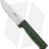 Maserin Croz Fixed Blade Hunting Knife Green Micarta (4.3" Satin Serr)