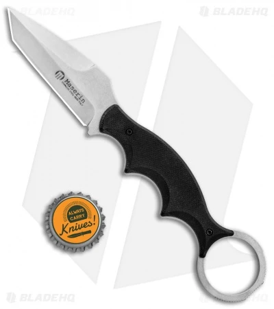 Maserin 921 Neck Line Karambit Fixed Blade Knife Black G-10 (2.75" Stonewash) 4 Maserin 921 Neck Line Karambit Fixed Blade Knife Black G-10 (2.75" Stonewash) - Image 4