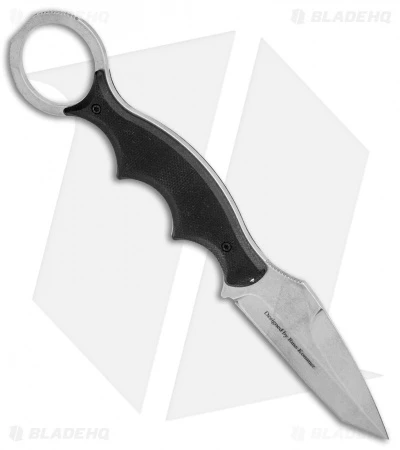 Maserin 921 Neck Line Karambit Fixed Blade Knife Black G-10 (2.75" Stonewash) 2 Maserin 921 Neck Line Karambit Fixed Blade Knife Black G-10 (2.75" Stonewash) - Image 2