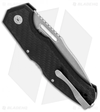 Maserin Nimrod Lockback Knife Carbon Fiber (3.5" Stonewash) 480CN 2 Maserin Nimrod Lockback Knife Carbon Fiber (3.5" Stonewash) 480CN - Image 2