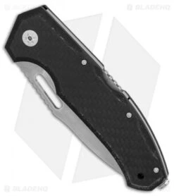 Maserin Nimrod Lockback Knife Carbon Fiber (3.5" Stonewash) 480CN 6 Maserin Nimrod Lockback Knife Carbon Fiber (3.5" Stonewash) 480CN -Gerbere Store Maserin Nimrod Carbon Fiber BHQ 85042 er spine