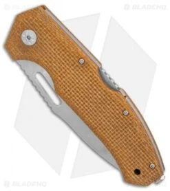 Maserin Nimrod Lockback Knife Desert Canvas Micarta (3.5" Stonewash) 480MD 6 Maserin Nimrod Lockback Knife Desert Canvas Micarta (3.5" Stonewash) 480MD -Gerbere Store Maserin Nimrod Desert Canvas Micarta BHQ 85043 er spine