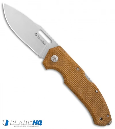 Maserin Nimrod Lockback Knife Desert Canvas Micarta (3.5" Stonewash) 480MD 1 Maserin Nimrod Lockback Knife Desert Canvas Micarta (3.5" Stonewash) 480MD
