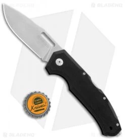 Maserin Nimrod Lockback Knife Black G-10 (3.5" Stonewash) 480G10N -Gerbere Store Maserin Nimrod LB Black G 10 SW 480G10N BHQ 92330 jr bottlecap