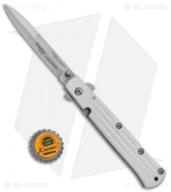Maserin Stilletto Bayonet Liner Lock Knife Gray (3.8" Bead Blast) 620G 7 Maserin Stilletto Bayonet Liner Lock Knife Gray (3.8" Bead Blast) 620G -Gerbere Store Maserin Stilletto Gray 620G BHQ 85111 jr bottlecap