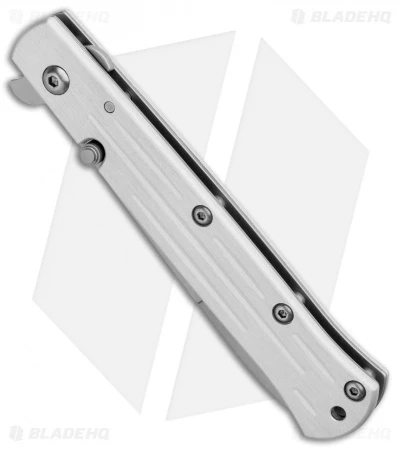 Maserin Stilletto Bayonet Liner Lock Knife Gray (3.8" Bead Blast) 620G 2 Maserin Stilletto Bayonet Liner Lock Knife Gray (3.8" Bead Blast) 620G - Image 2