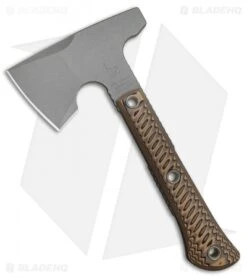 RMJ Tactical Mini Jenny Hammer Poll 9.5" Tomahawk Axe Brown G-10 (Cerakote)