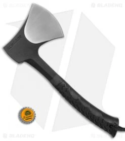 Schrade Full Tang Hatchet Black TPE (Black/Satin) SCAXE10 5 Schrade Full Tang Hatchet Black TPE (Black/Satin) SCAXE10 -Gerbere Store Schrade Hatchet black TPE black satin SCAXE10 BHQ 62007 er size