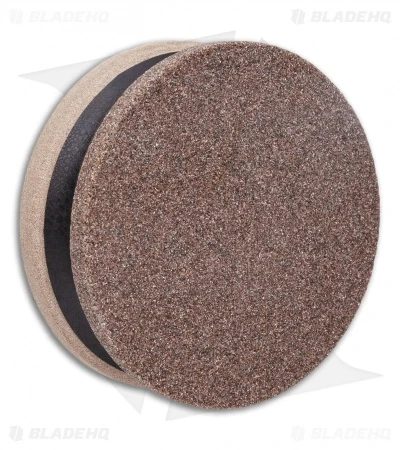 Straight Grain Supply Dual-Grit Round Sharpening Stone 80/220 2 Straight Grain Supply Dual-Grit Round Sharpening Stone 80/220 - Image 2