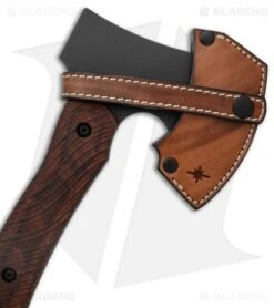 Toor Knives Camp Axe Walnut (12" Black) -Gerbere Store Toor Knives Camp Axe Walnut 12in BHQ 124380 jr sheath
