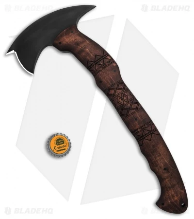 Winkler Knives Sayoc RnD Hawk Axe Tribal W/ Front Spike & Carrier 4 Winkler Knives Sayoc RnD Hawk Axe Tribal W/ Front Spike & Carrier - Image 4