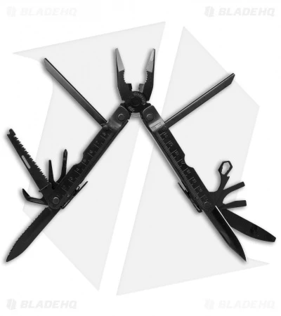 BlackFox Black 15 Function Multi-Tool W/Nylon Sheath BF-200 1 BlackFox Black 15 Function Multi-Tool W/Nylon Sheath BF-200