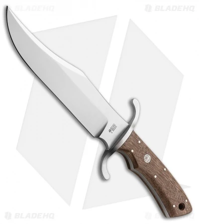 Boker Bowie Fixed Blade Knife Walnut (7.75" Satin) 120547 1 Boker Bowie Fixed Blade Knife Walnut (7.75" Satin) 120547