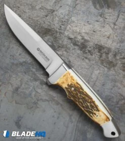 Boker Vollintegral 2.0 Fixed Blade Knife Stag Horn (4.625" Satin) 121586 5 Boker Vollintegral 2.0 Fixed Blade Knife Stag Horn (4.625" Satin) 121586 -Gerbere Store boker vollintegral 2 stag horn 121586 BHQ 37933 er side