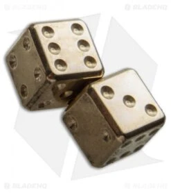 LionSteel Acorn Dice Keychain (Brass) DDOT -Gerbere Store lionsteel dd ot dice cm