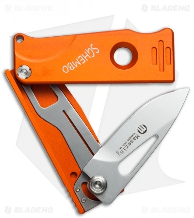Maserin Sghembo Knife Orange Aluminum (2" Bead Blast) 565/A 2 Maserin Sghembo Knife Orange Aluminum (2" Bead Blast) 565/A - Image 2