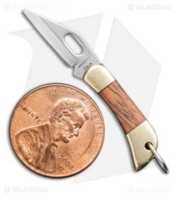 Maserin Mignon Miniature Slip Joint Knife Wood (0.69" Satin) 698/T -Gerbere Store maserin mignon miniature slip joint wood 698t penny jm