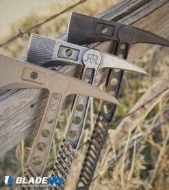 Red Rock RifleWorks Monolithic Tomahawk Axe W/ Sheath (Black DLC) MT-1-DLC -Gerbere Store red rock rifleworks monolithic tomahawk axe dl